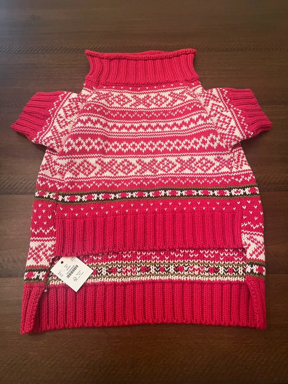 J Crew NEW Dog Sweater Large 100% cotton